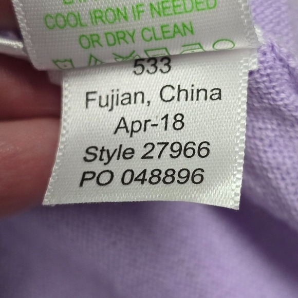 Lilly Pulitzer Elba Sweater Womens XS Purple Tassel 3/4 Sleeve Beach Resort - Picture 9 of 14